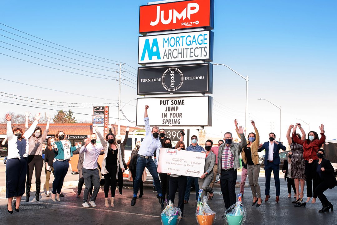 JUMP Realty team donates towards Easter baskets