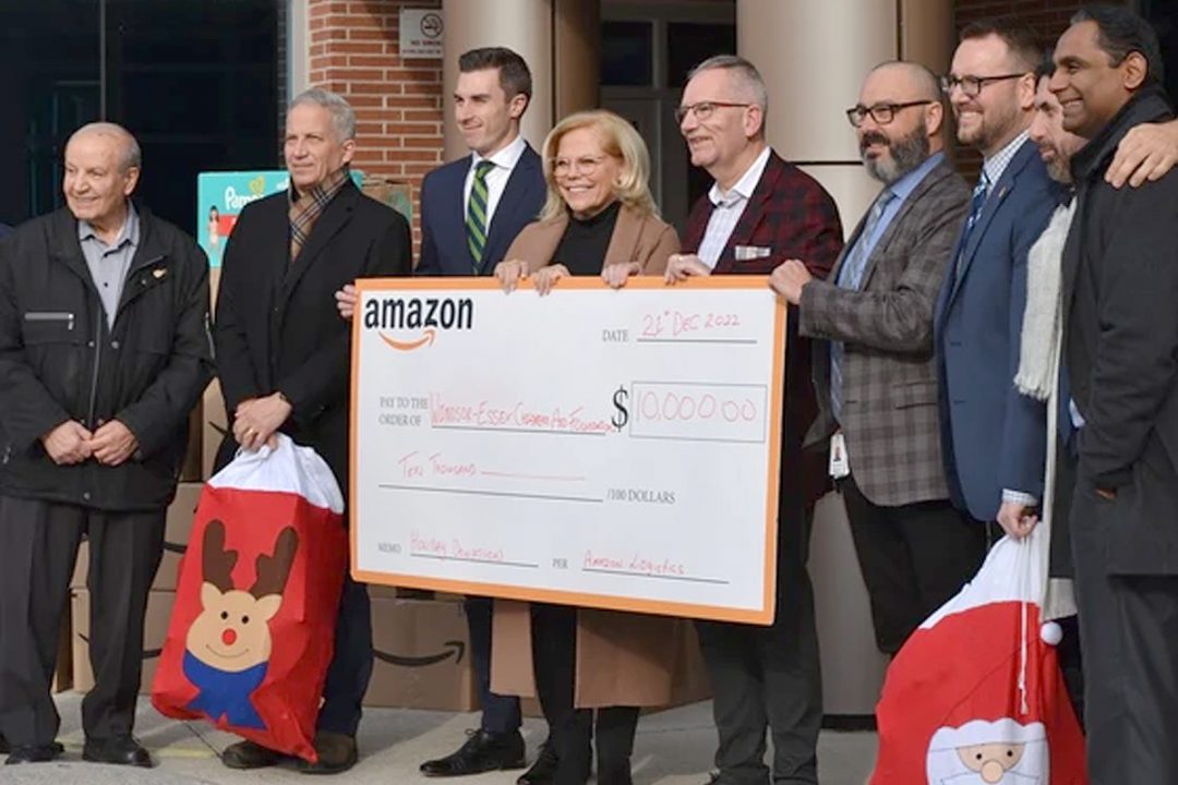Amazon Canada donates $10,000 to Windsor-Essex Children’s Aid Foundation